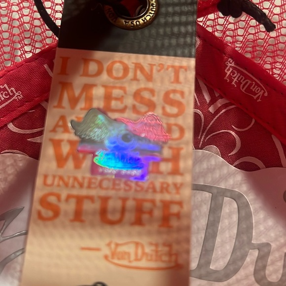 Von Dutch Hollywood Patch Pink VELVET Trucker Hat | Adjustable/Snapback |NEW/NWT - Picture 9 of 9